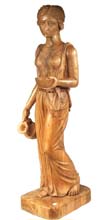 Woman serving wine