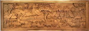 Thai village landscape