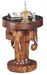 Table with three elephantheads