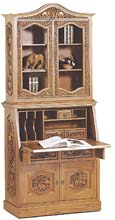 Secretaire with glasstop-part